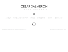 Tablet Screenshot of cesarsalmeron.com